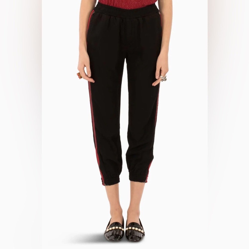 SIWY Los Angeles URSULA Jogger in Black w/ Red stripe on side [NWT]